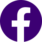 purple facebook logo